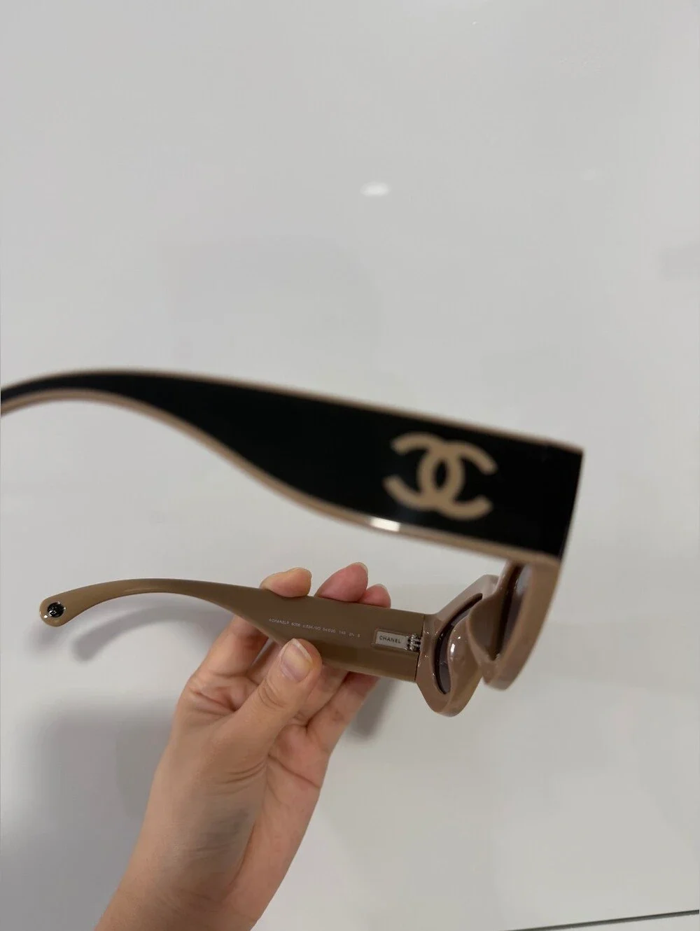 Chanel Cat-Eye Sunglasses with CC Emblem